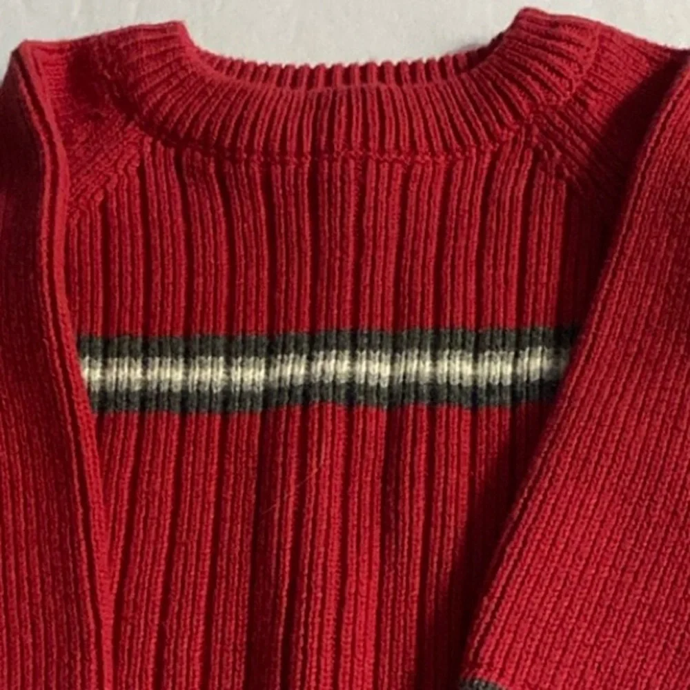 Old Navy Rib Knit Pullover Sweater, Cotton, Sz 3-6 Mon, Y2K, 2002, Vintage - Picture 6 of 9